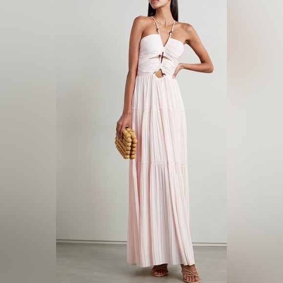 NWT A.L.C Kai Cut Out Dress in Glacé Ivory Size 6 but this runs very small. - Picture 1 of 7